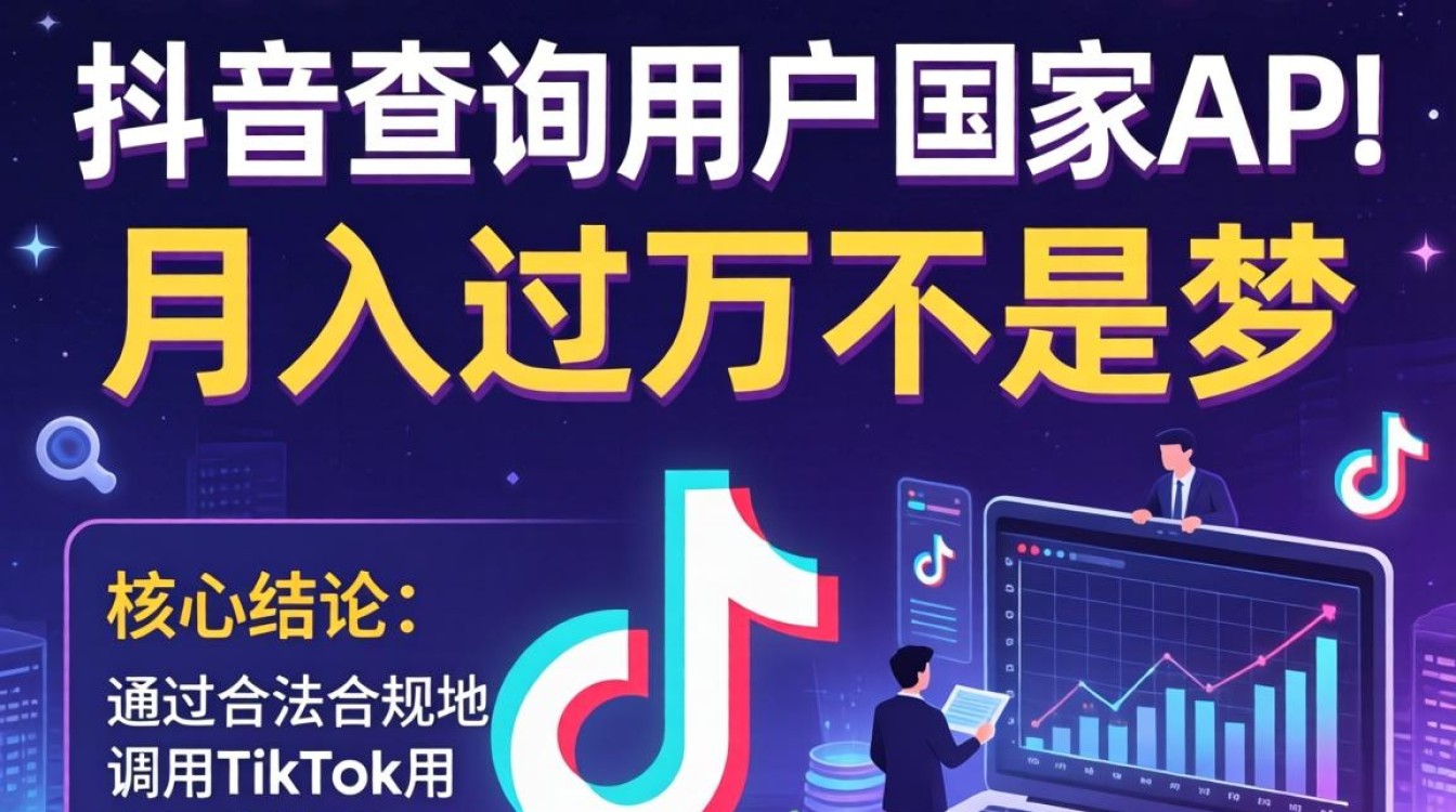 TikTok查询用户国家API怎么用?TikTok用户国家查询API变现技巧月入过万 TikTok用户国家查询API变现技巧月入过万