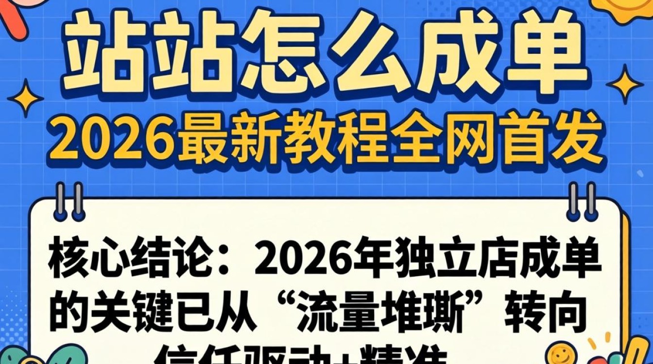 独立站怎么成单?2026最新独立站成单方法与实操教程 2026最新独立站成单方法与实操教程