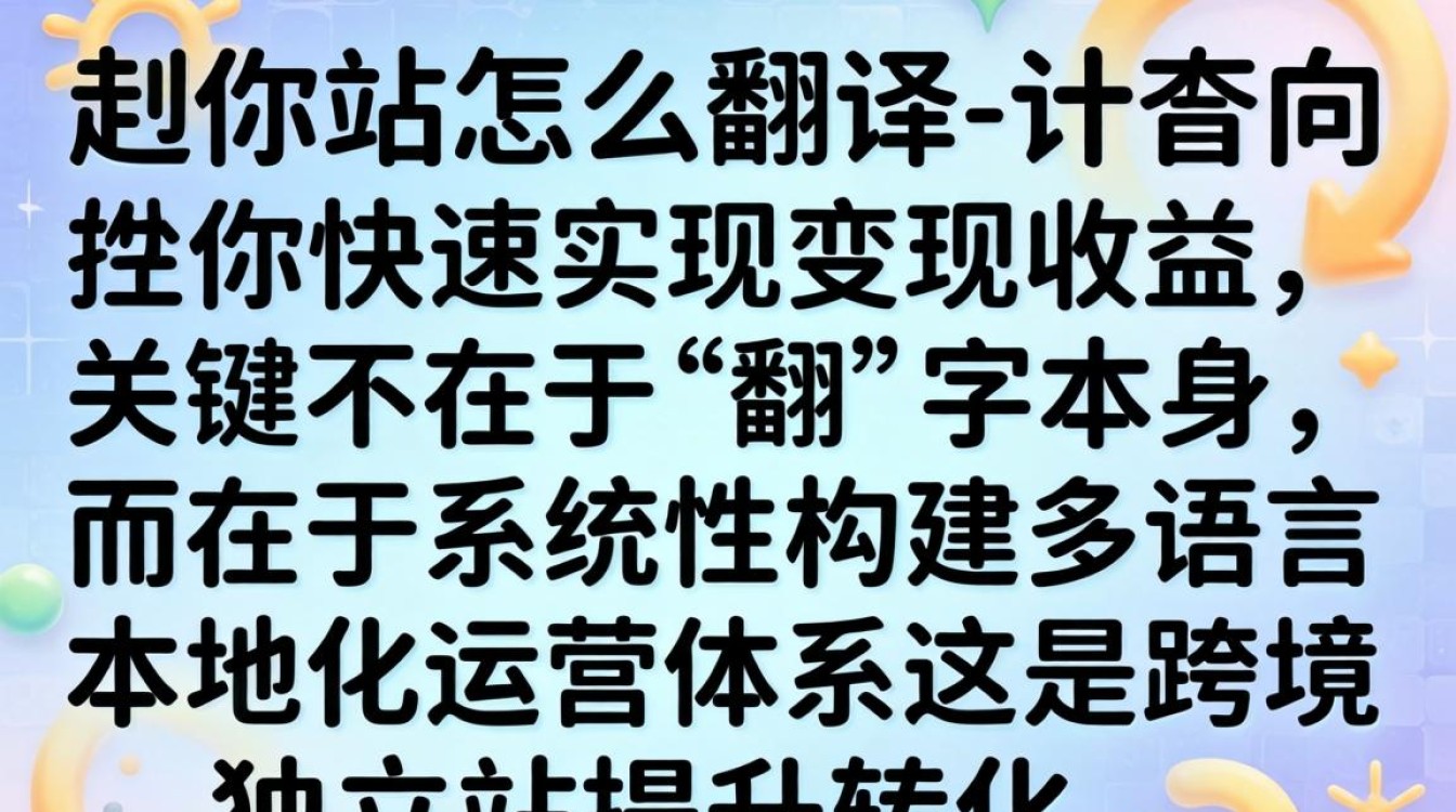 独立站翻译怎么做才能快速实现变现收益
