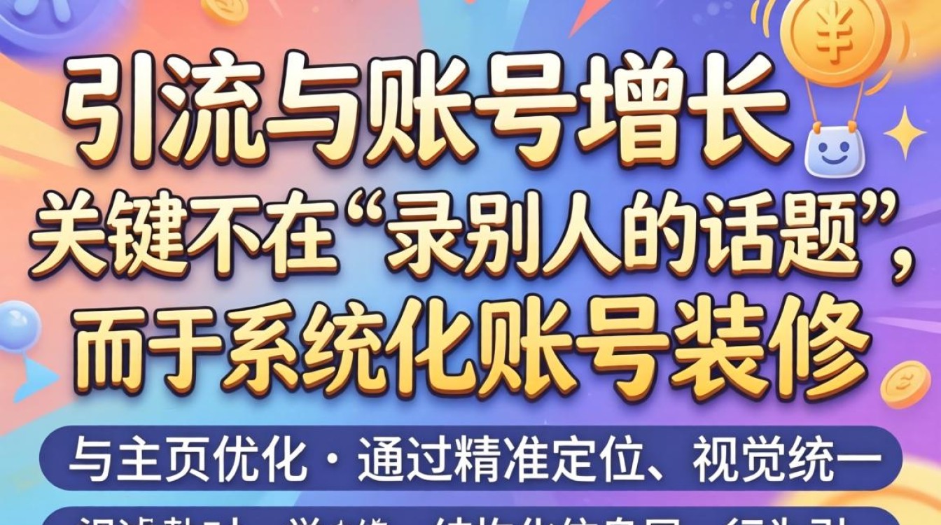账号装修与主页优化技巧