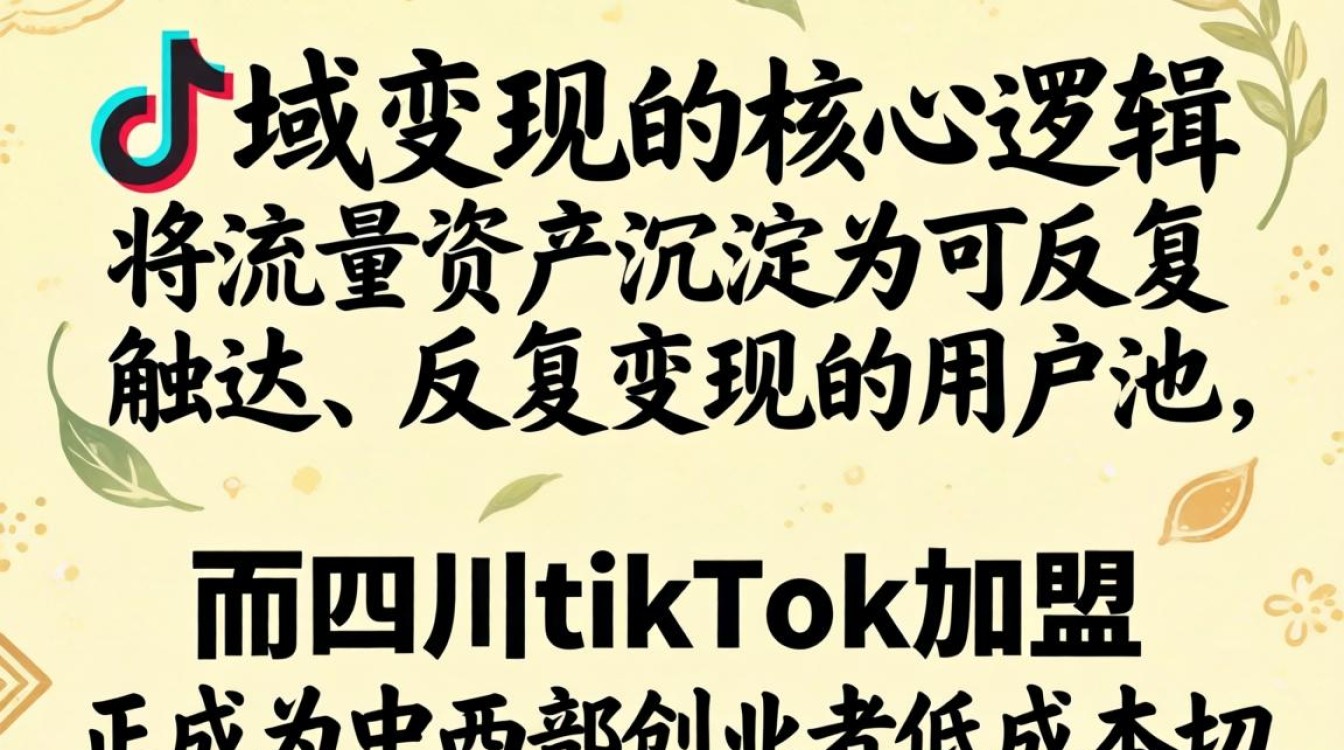 四川TikTok加盟如何实现私域变现