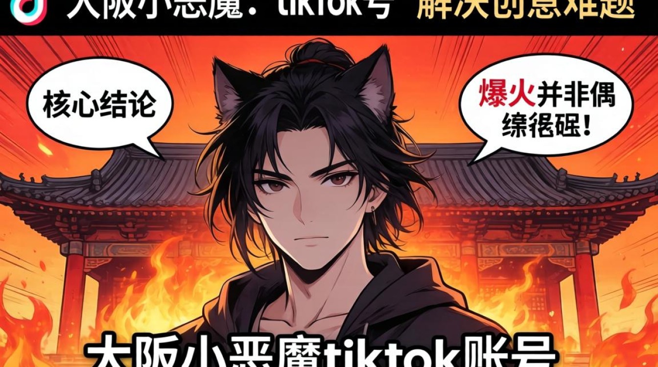 大阪小恶魔TikTok脚本怎么写