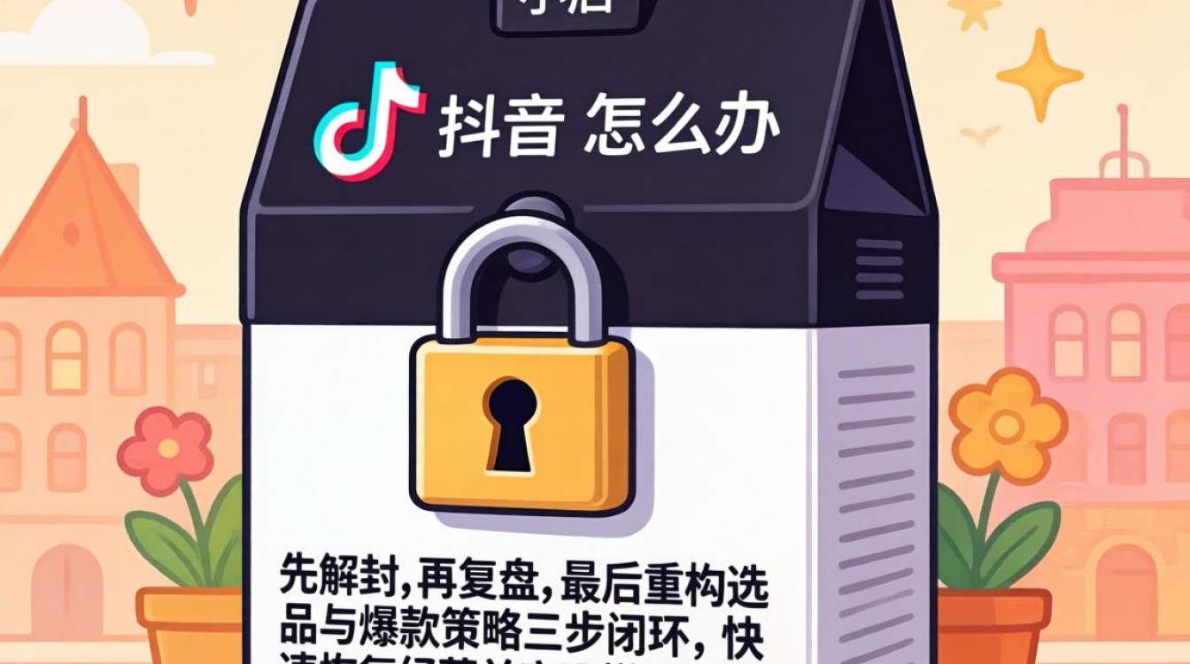 抖音小店上锁原因及解锁方法