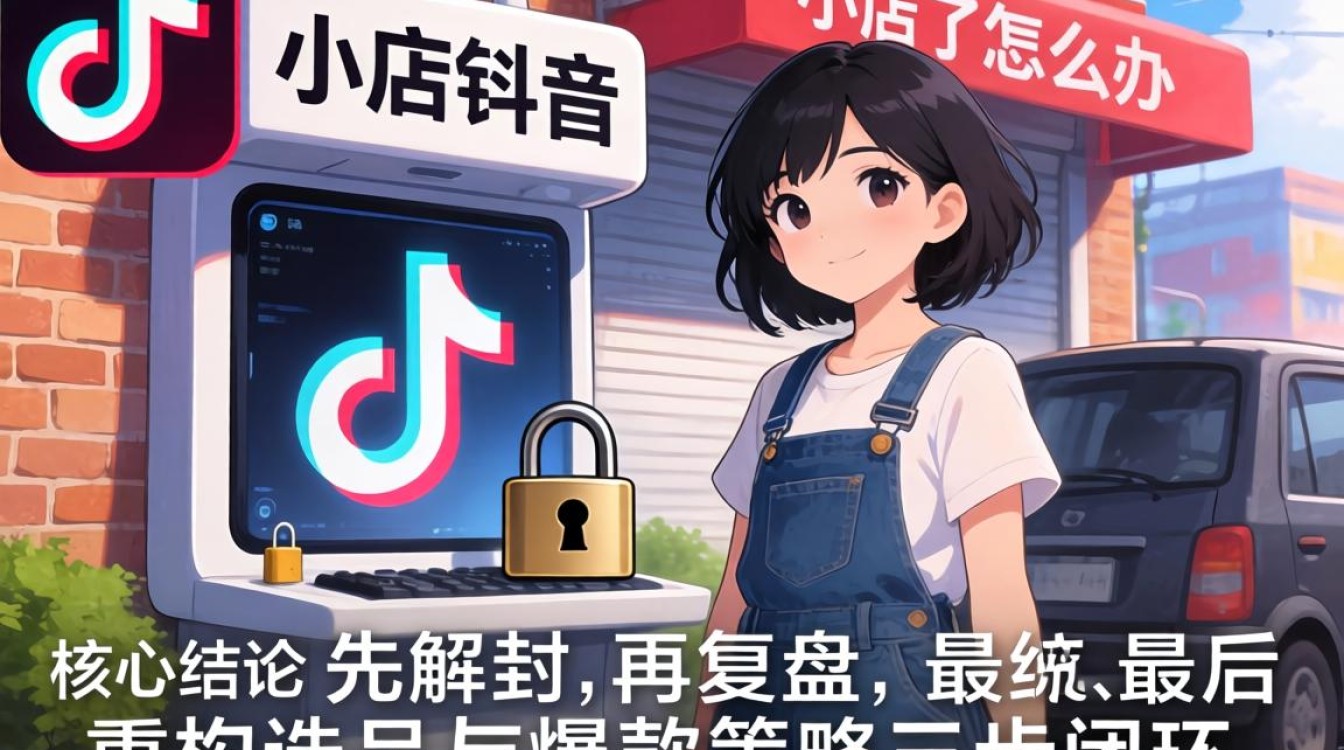 抖音小店上锁原因及解锁方法