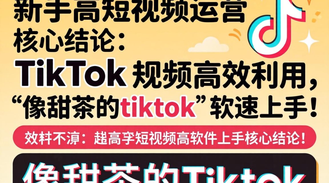 新手如何像甜茶一样使用TikTok软件