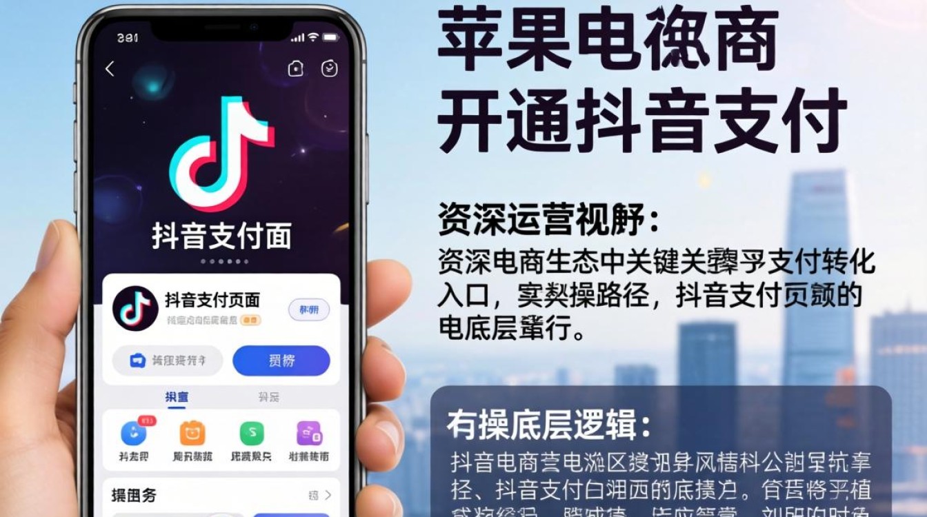 抖音支付开通步骤及运营实操经验