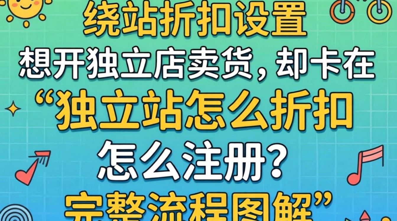 独立站怎么设置折扣并完成注册