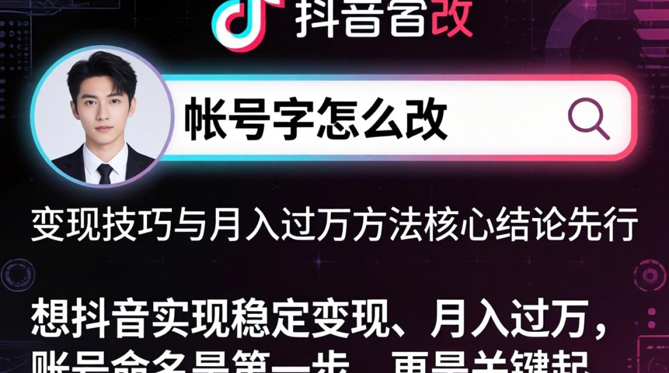 抖音改名后如何变现月入过万