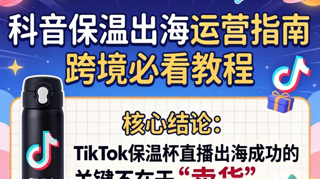跨境TikTok保温杯直播带货全流程指南
