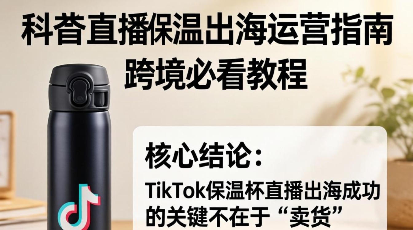 跨境TikTok保温杯直播带货全流程指南