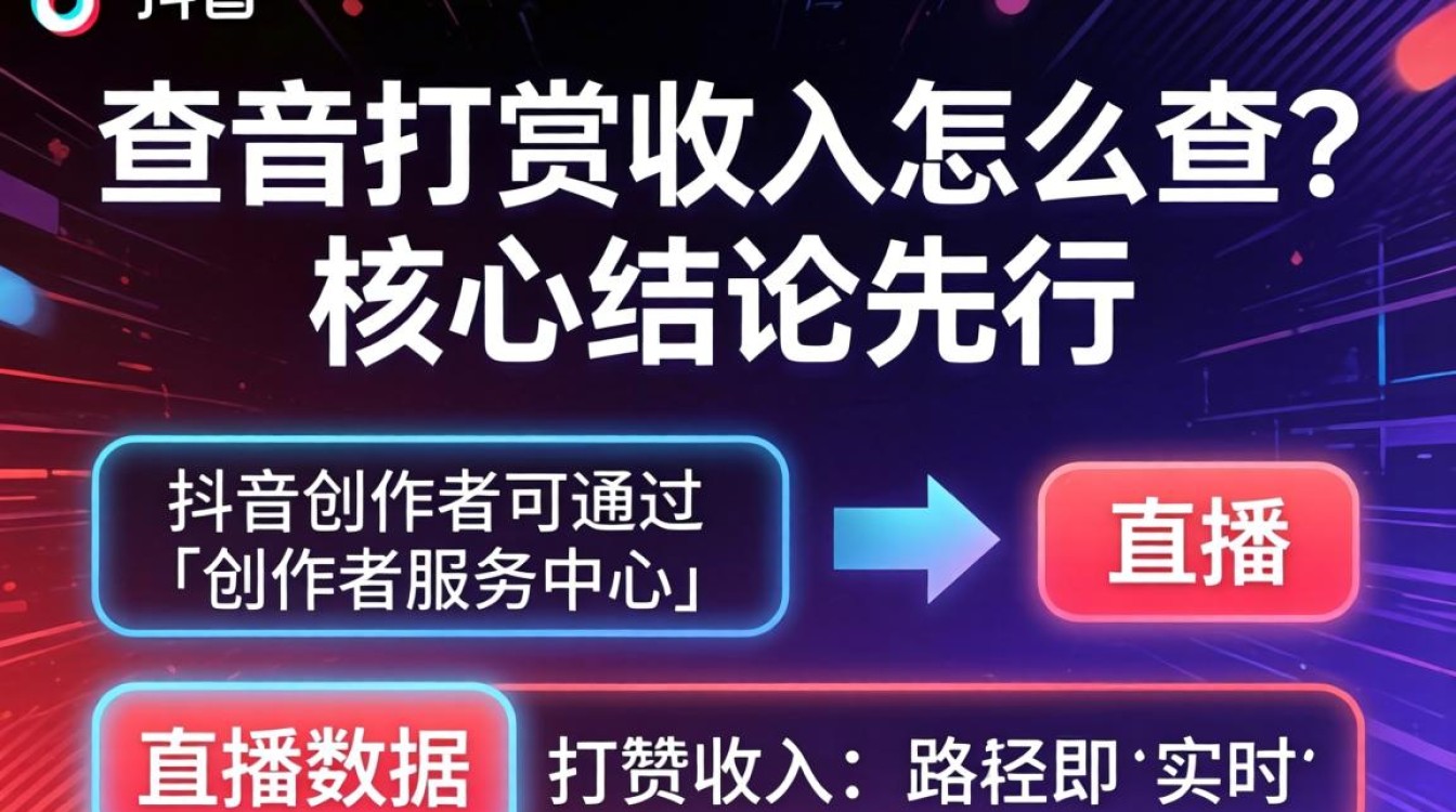 抖音打赏收入查看方法详细步骤