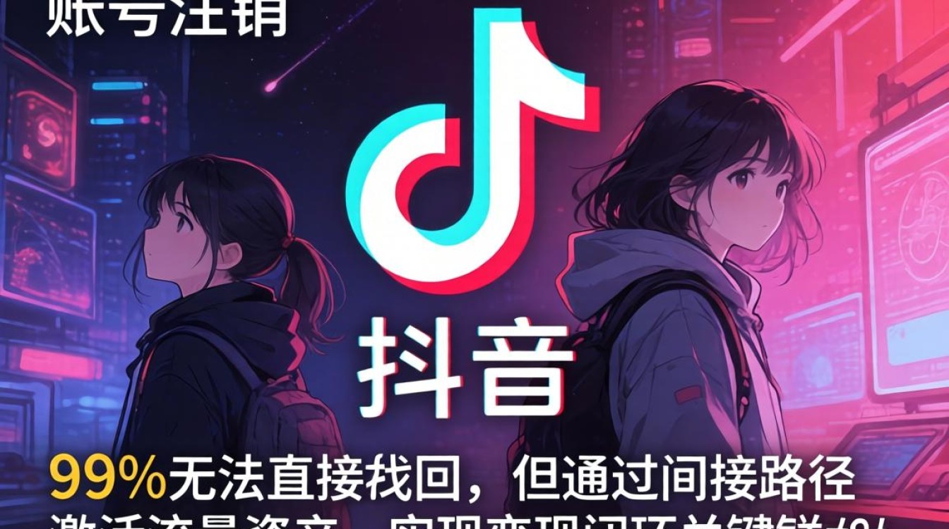 抖音注销账号找回方法与赚钱实战案例