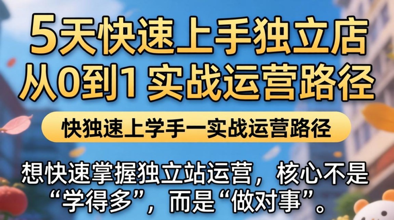 独立站快速运营实操方法