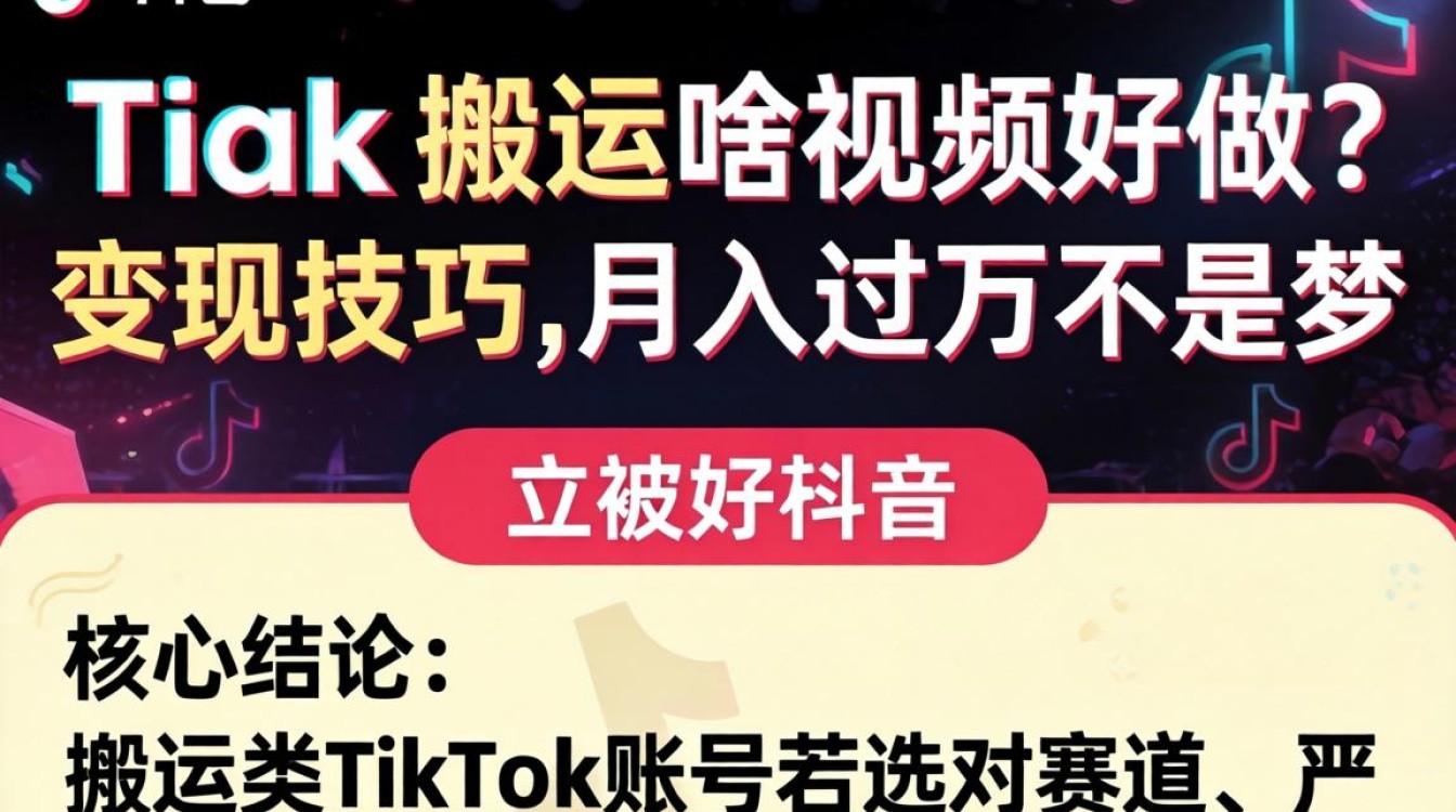 TikTok搬运视频变现技巧月入过万