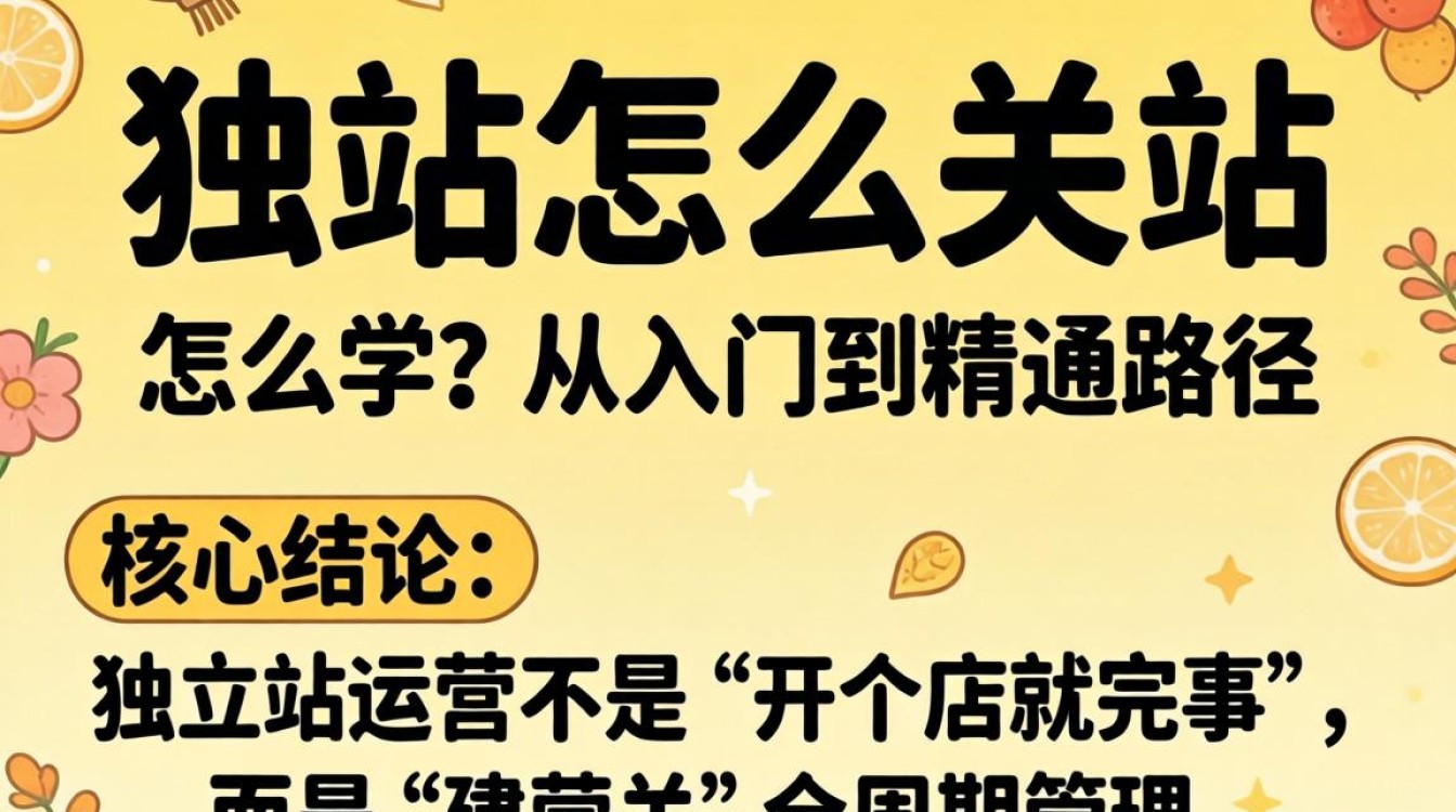 独立站关闭流程与学习路径从入门到精通
