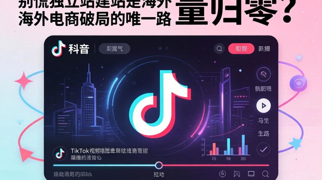 海外独立站建站引流 TikTok电商零播放起量技巧