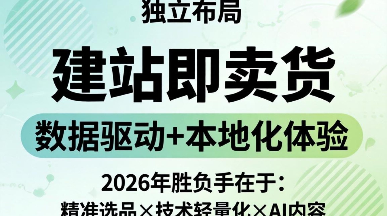 2026独立站最新动态和布局趋势