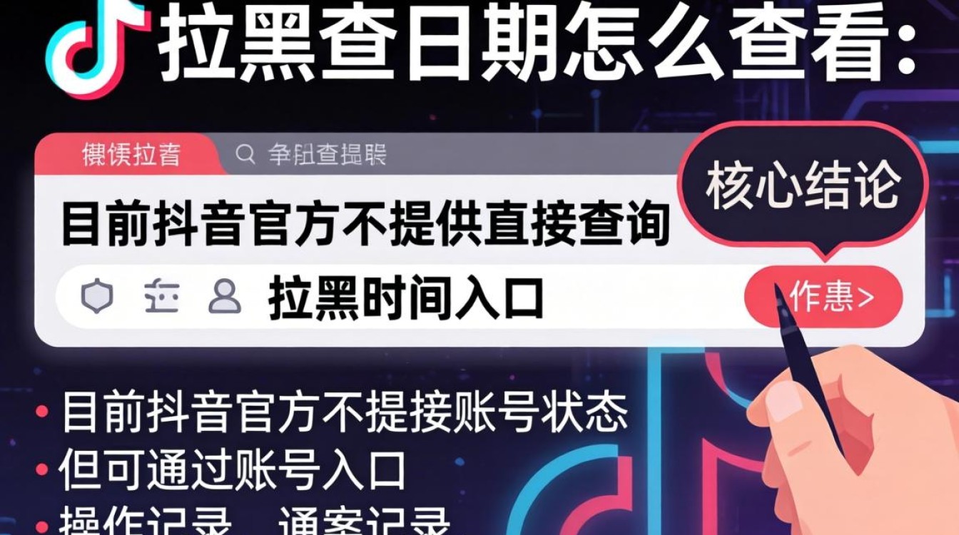 抖音被拉黑后如何查具体日期和避免违规封号规则