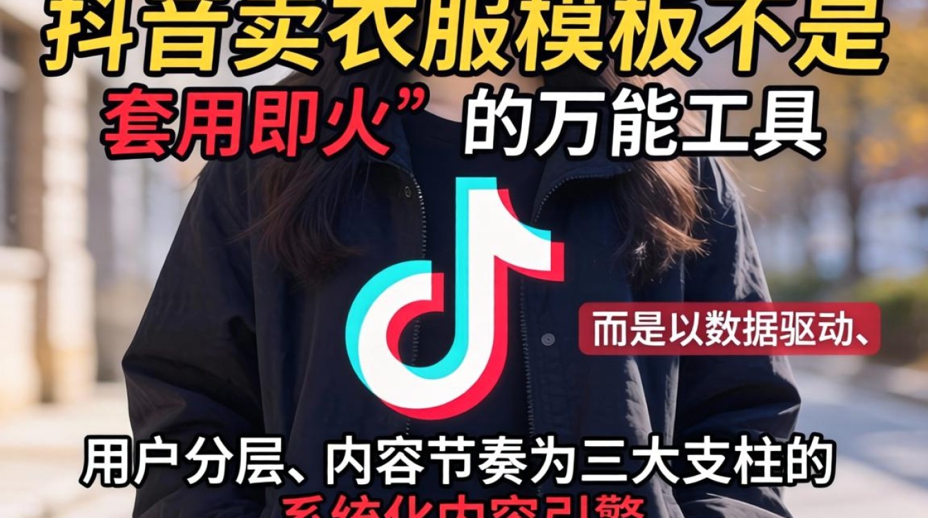 抖音卖衣服模板怎么弄