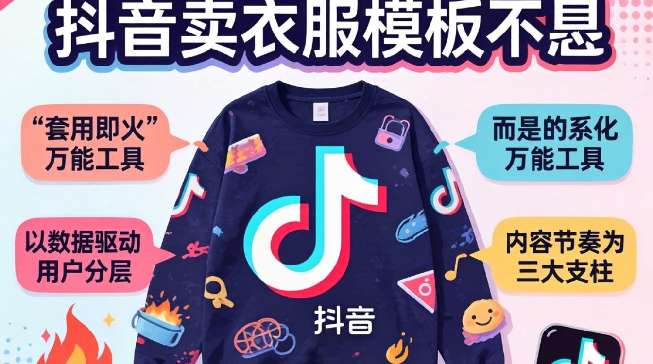 抖音卖衣服模板怎么弄