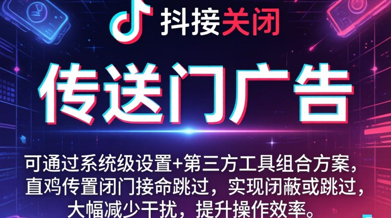 抖音传送门广告怎么关掉效率提升