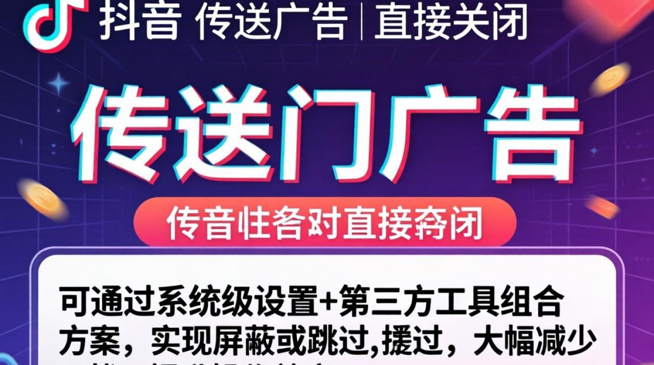 抖音传送门广告怎么关掉效率提升