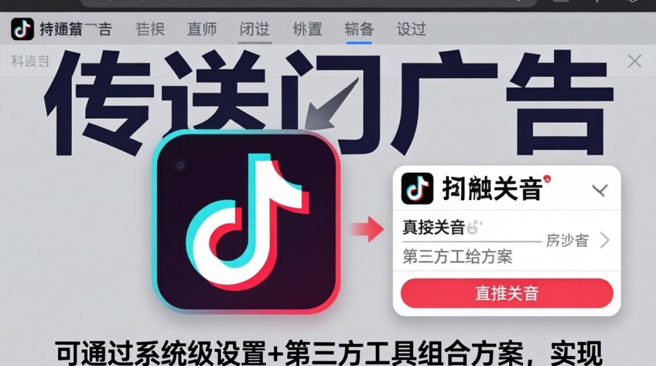 抖音传送门广告怎么关掉效率提升
