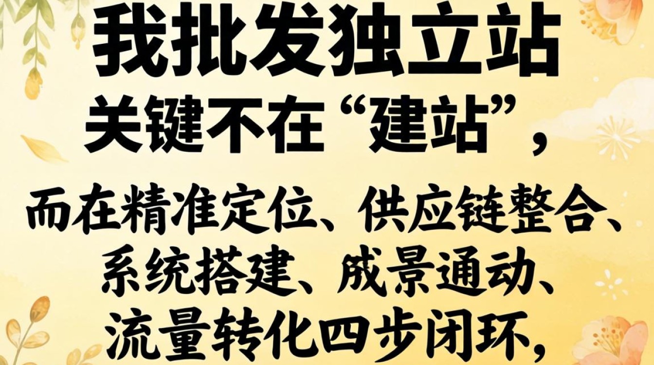 独立站建站流程与实操步骤