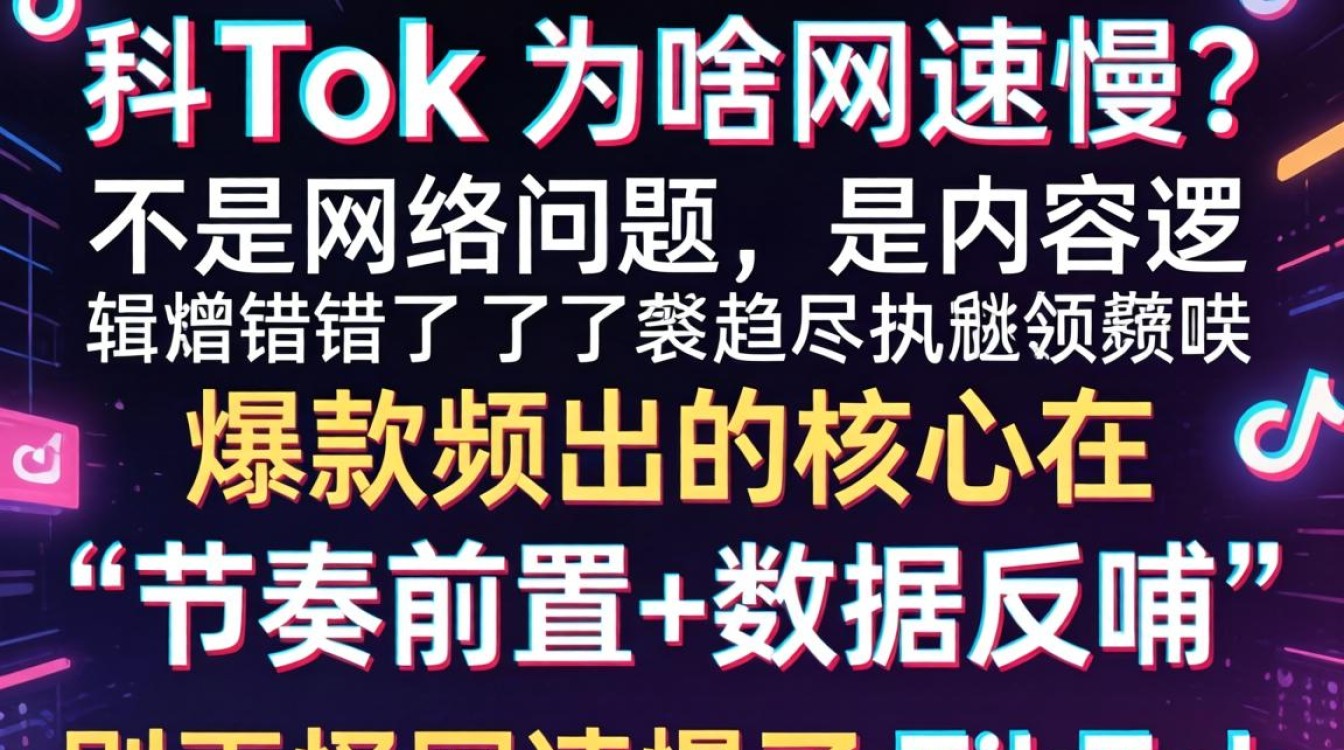 TikTok网速慢原因及内容创作技巧