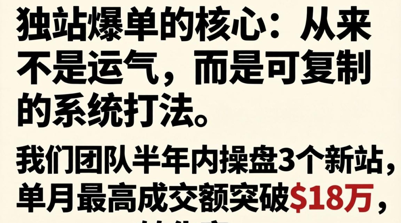 独立站快速起量运营方法有哪些
