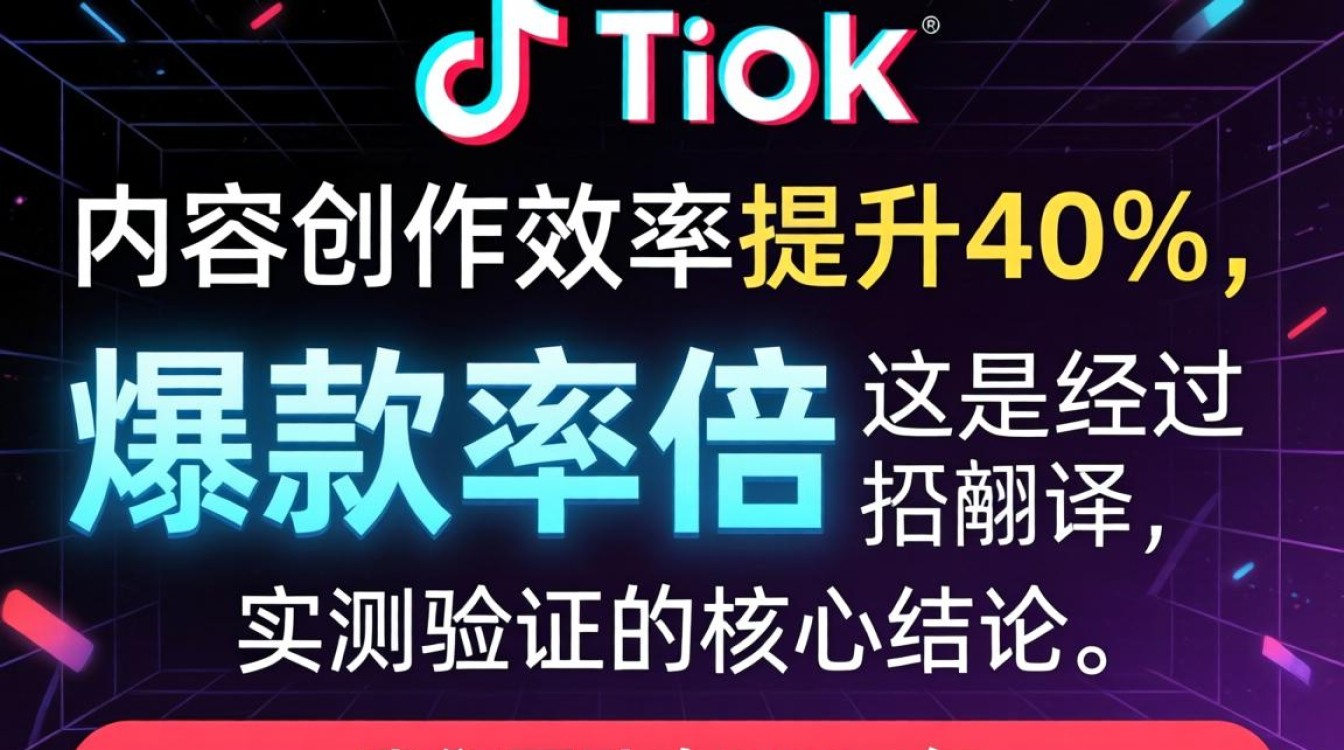 TikTok 翻译功能开启方法 爆款内容创作技巧