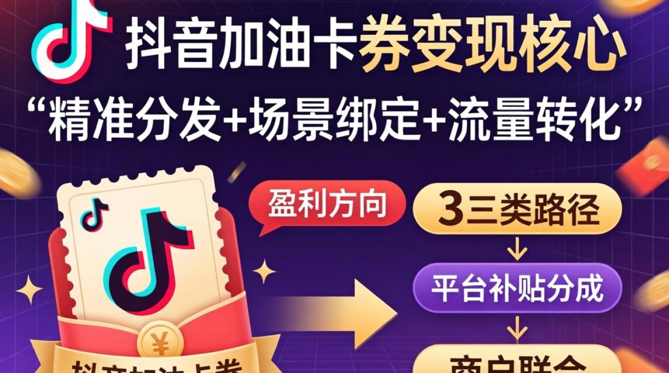 抖音加油卡券怎么操作才能赚钱