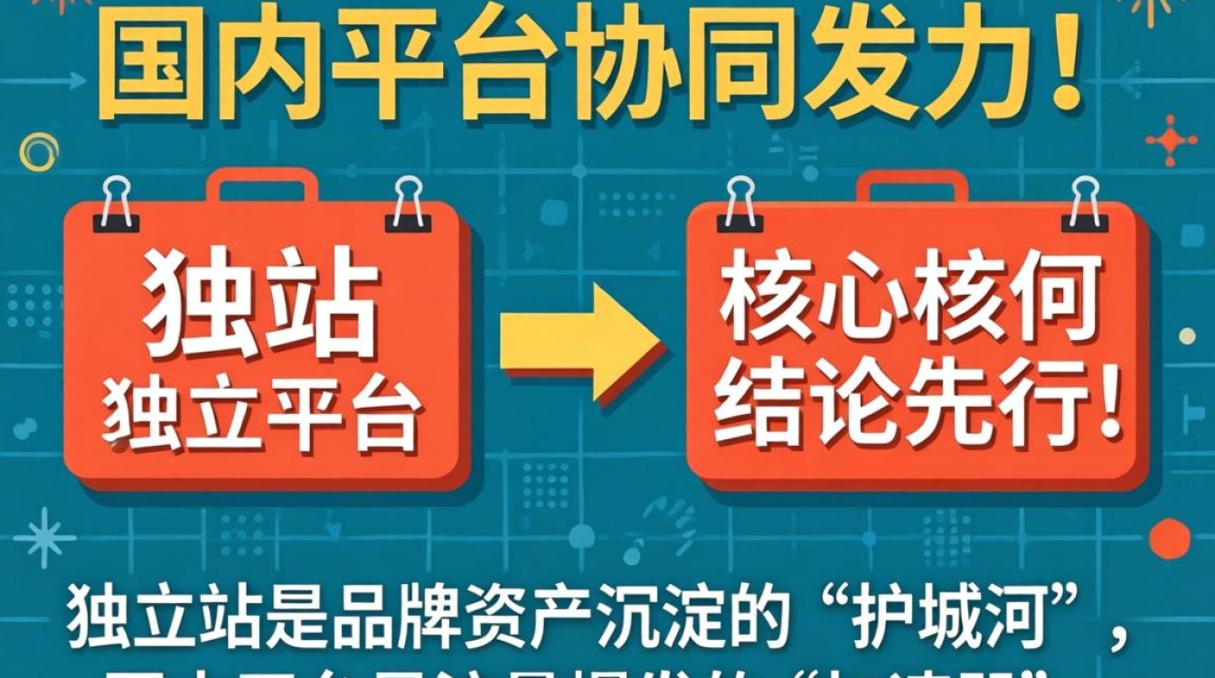 独立站与国内平台对比及运营效率提升核心技巧