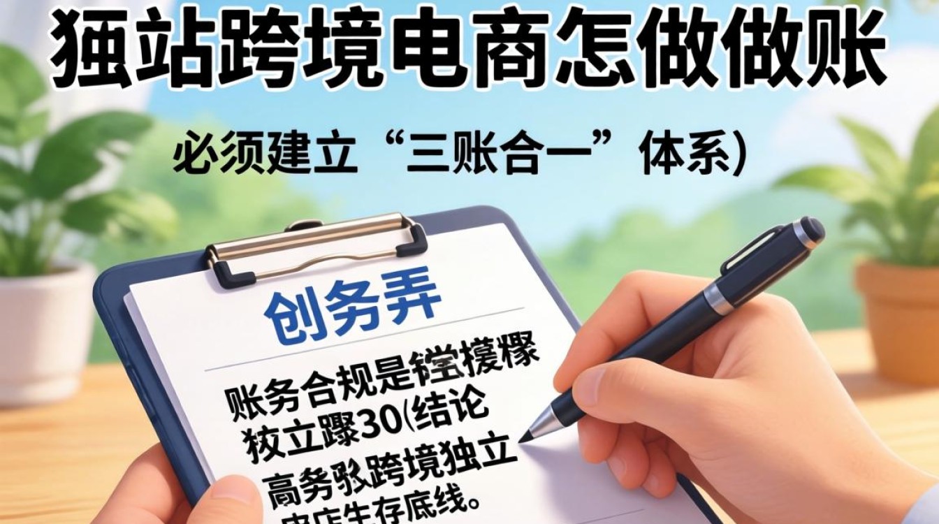 跨境电商独立站做账详细操作步骤教学