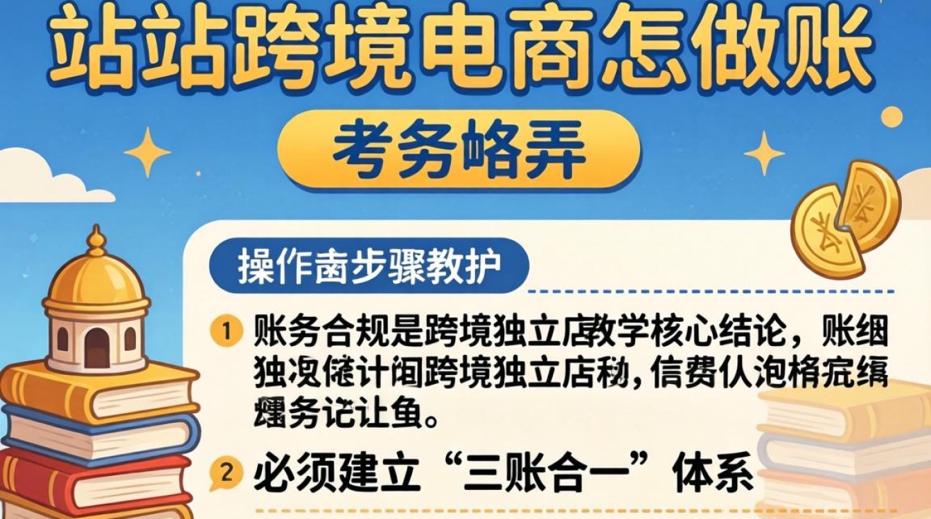 跨境电商独立站做账详细操作步骤教学