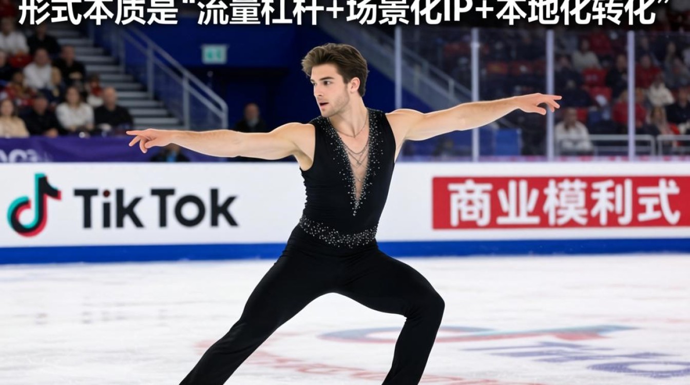 外国帅哥TikTok冰场跳舞靠什么赚钱