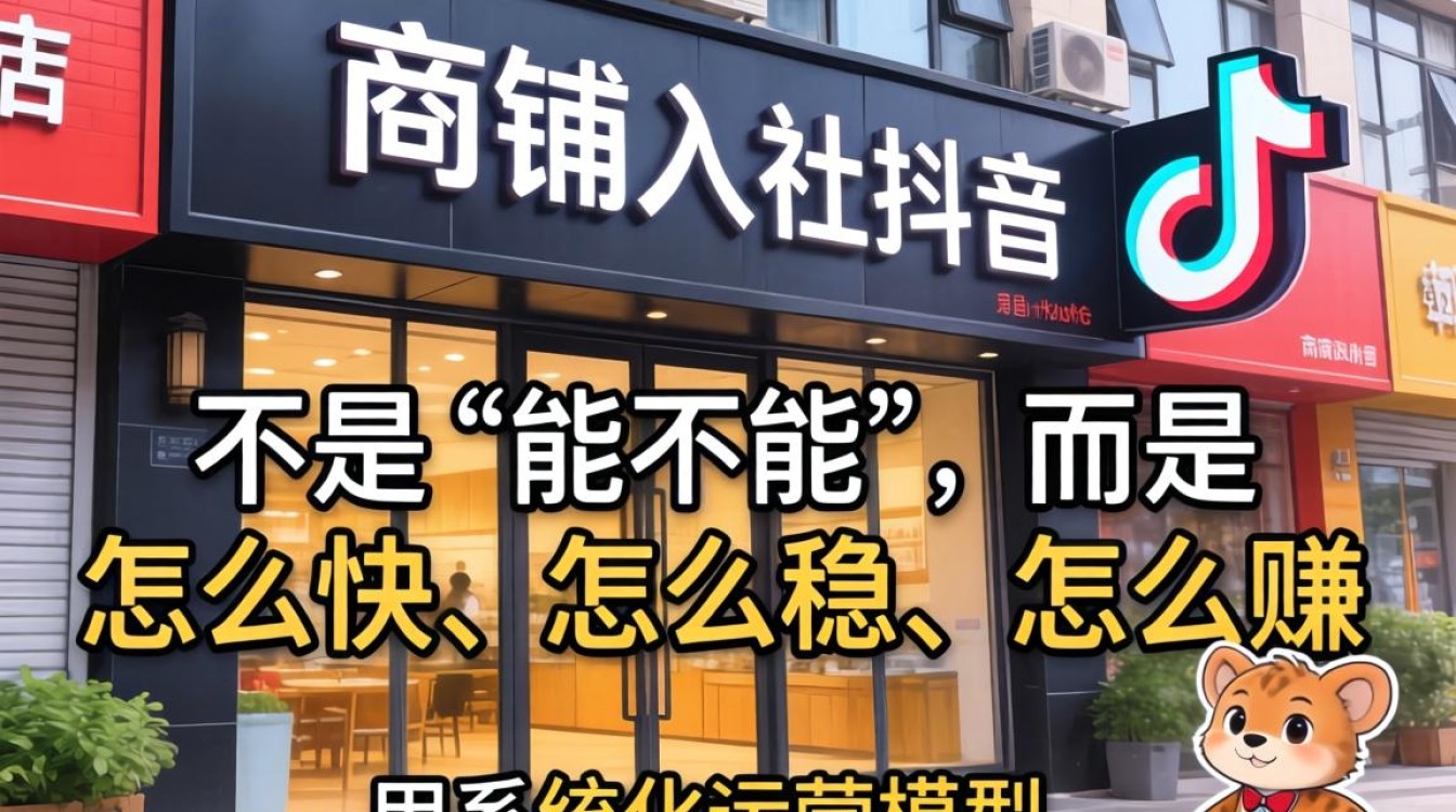 抖音商铺入驻运营全流程与高转化方法论
