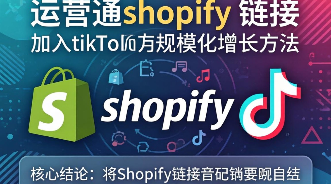 shopify链接如何高效引流tiktok实现规模化增长