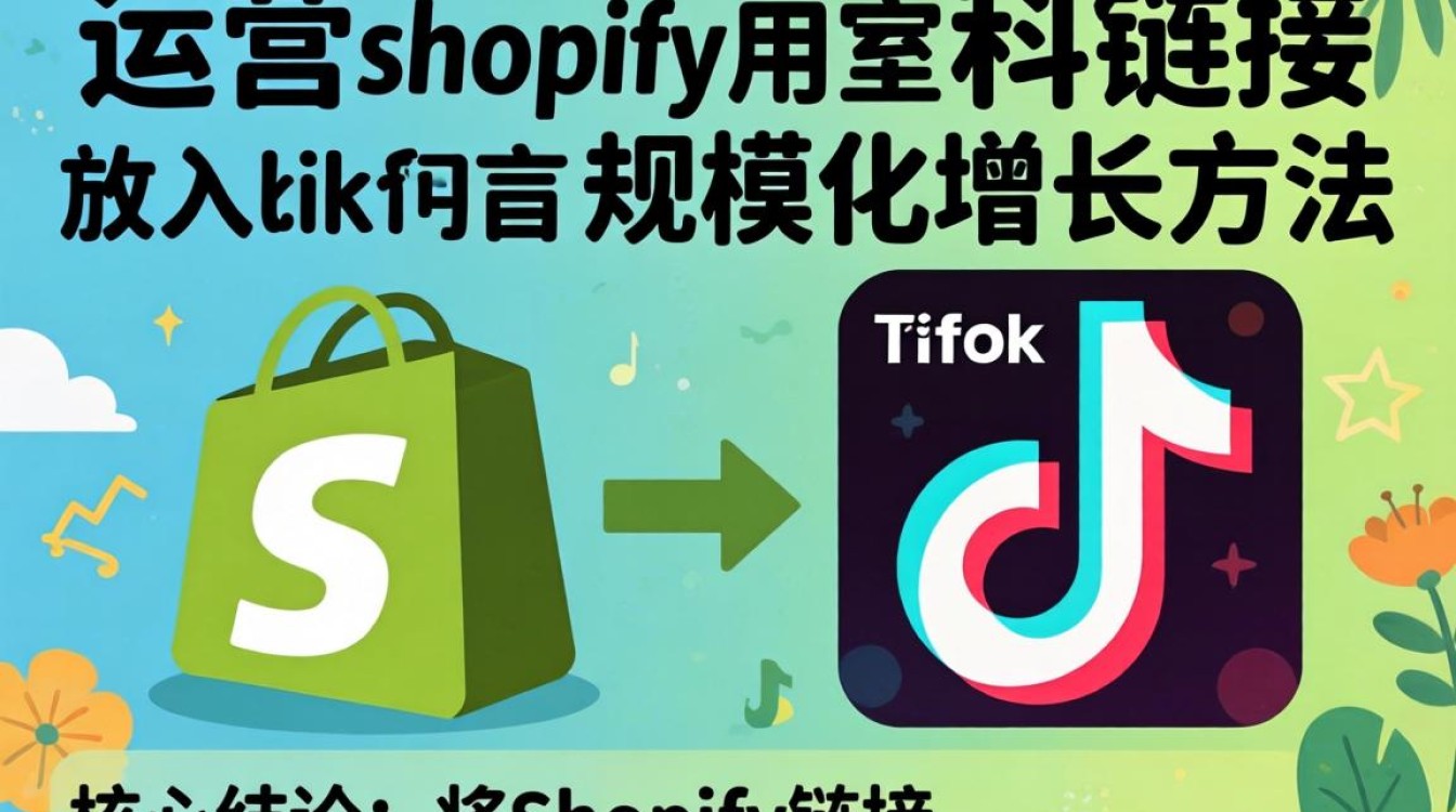 shopify链接如何高效引流tiktok实现规模化增长