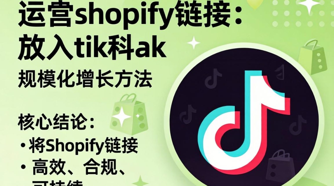 shopify链接如何高效引流tiktok实现规模化增长