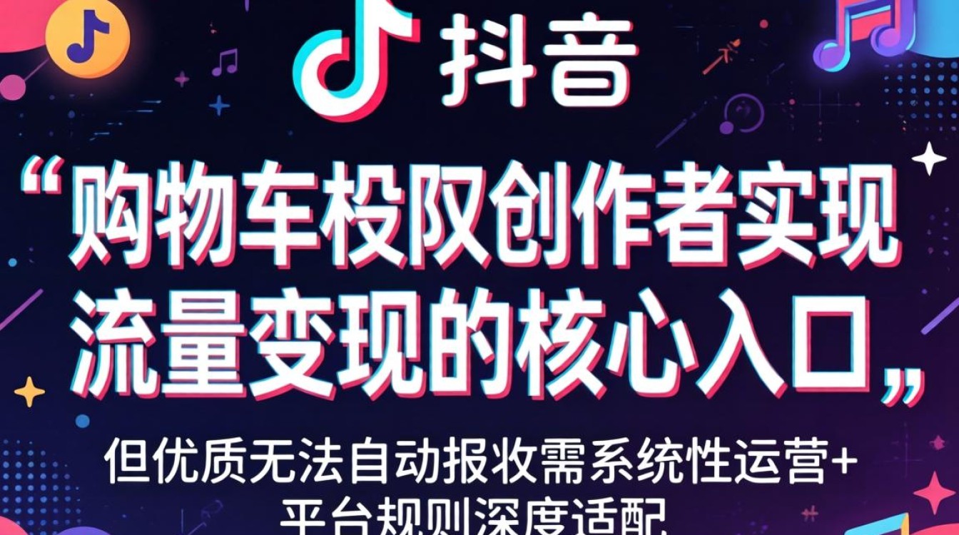 TikTok购物车权限怎么开通