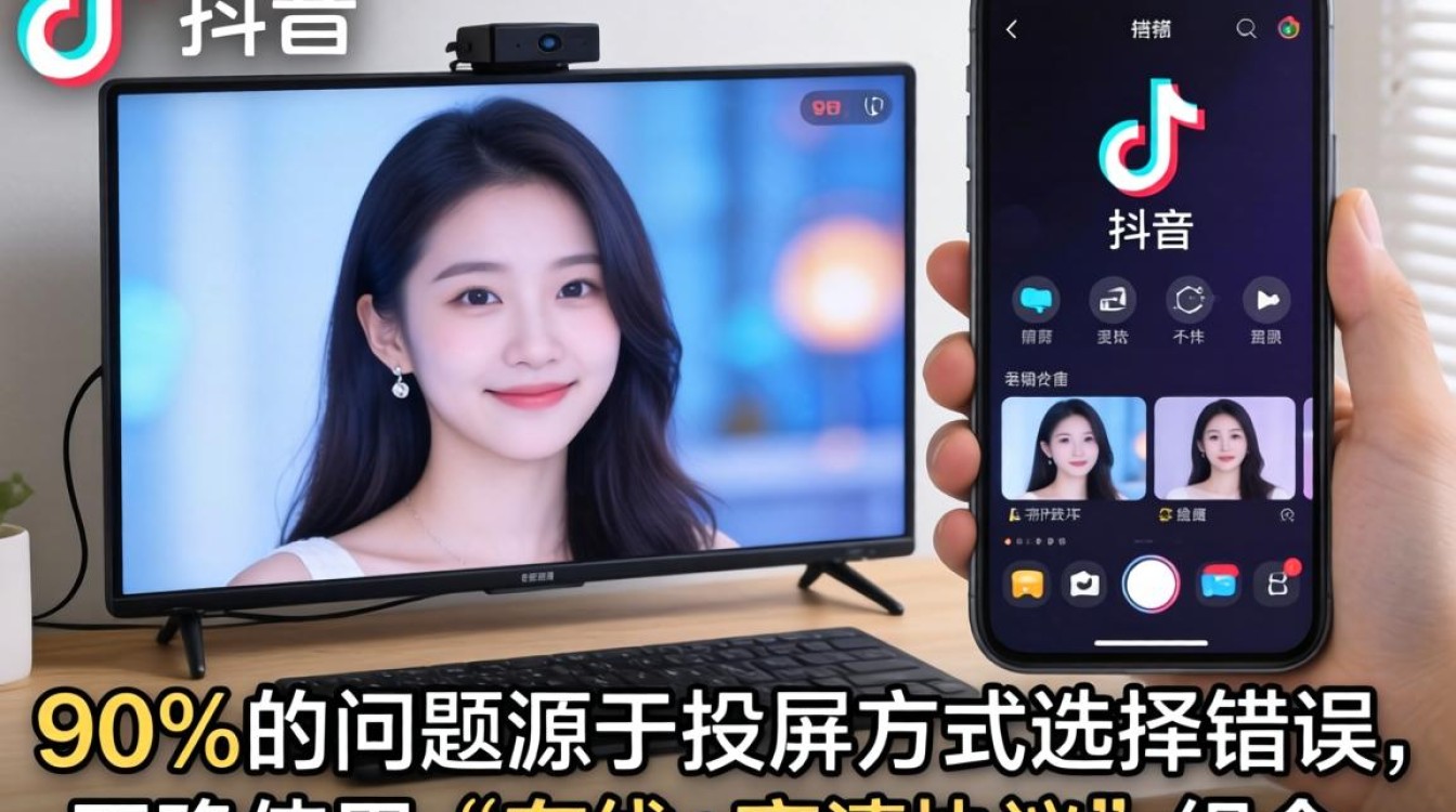 抖音投屏画面太小怎么调大