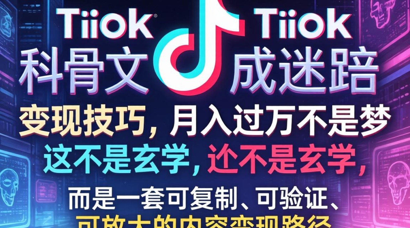 TikTok甲骨文成迷变现技巧