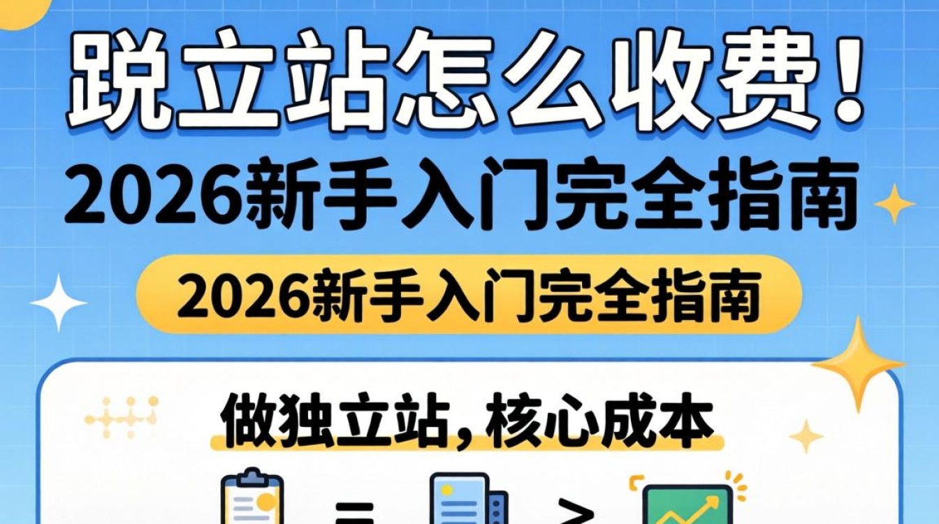 2026新手入门独立站建站费用明细及避坑指南