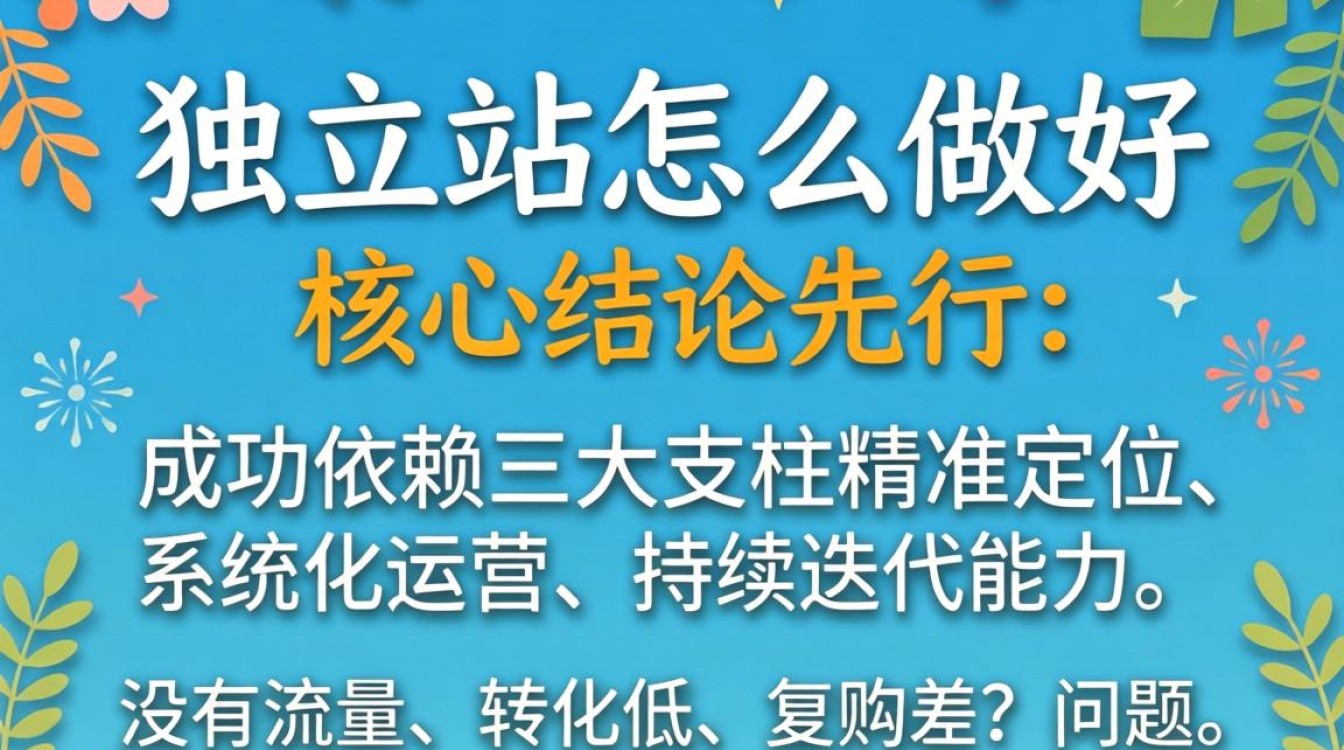 电商独立站运营全流程实战指南