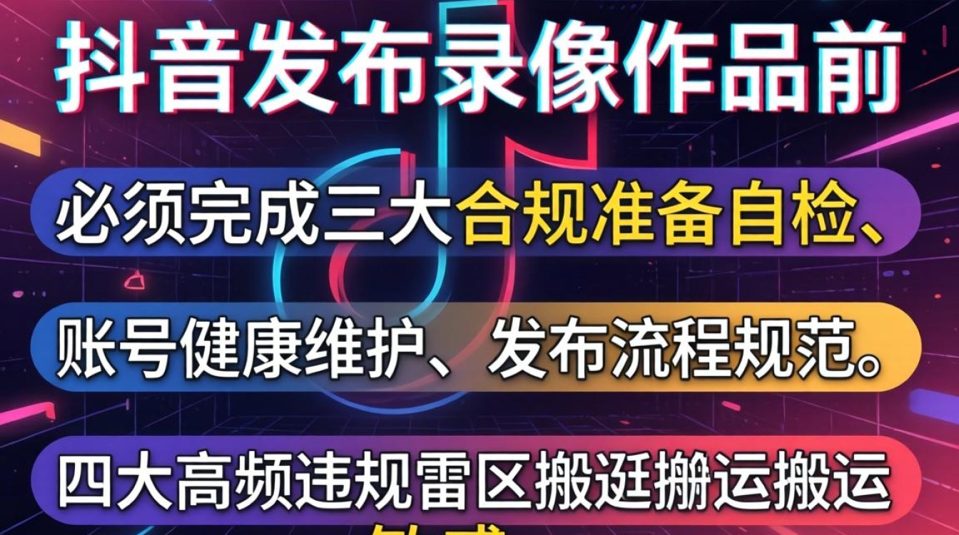 抖音发视频违规规则及避坑指南