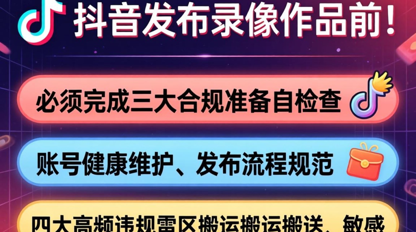 抖音发视频违规规则及避坑指南