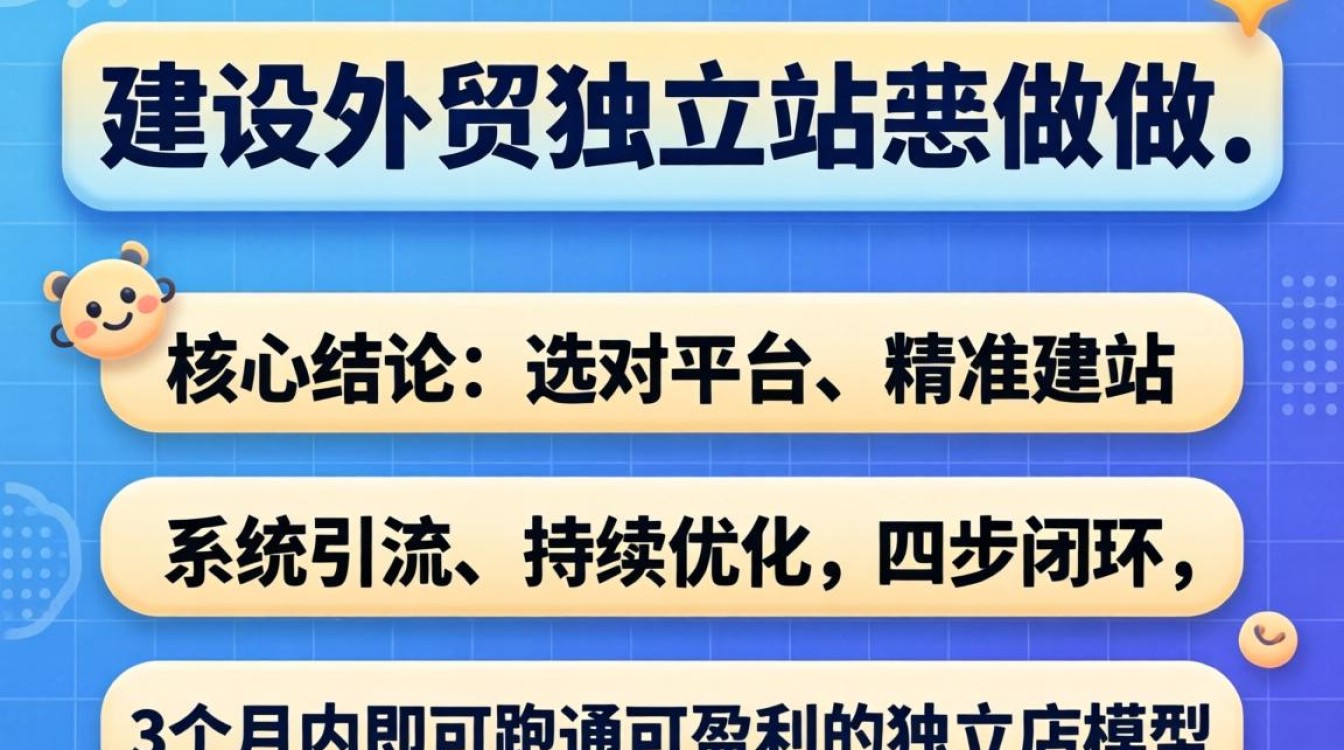 外贸独立站建站流程实战教学快速掌握技能