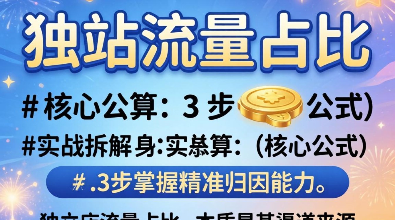 独立站流量占比计算方法实战教学