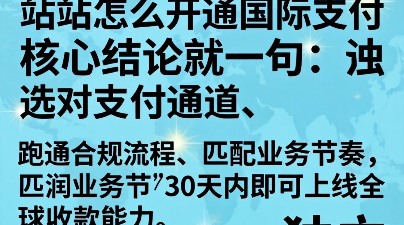 独立站开通国际支付流程及避坑指南